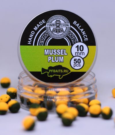 Mussel / Plum ( мидия/ слива) 10 мм 50 шт