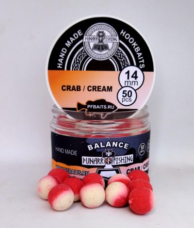 Balance Crab / Cream 🦀🍦14 мм